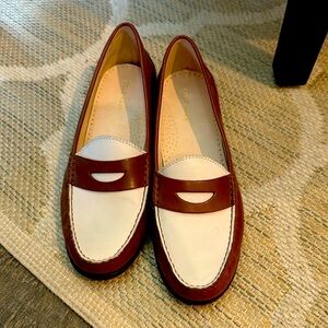 Cole Haan Brown Leather Penny Loafers